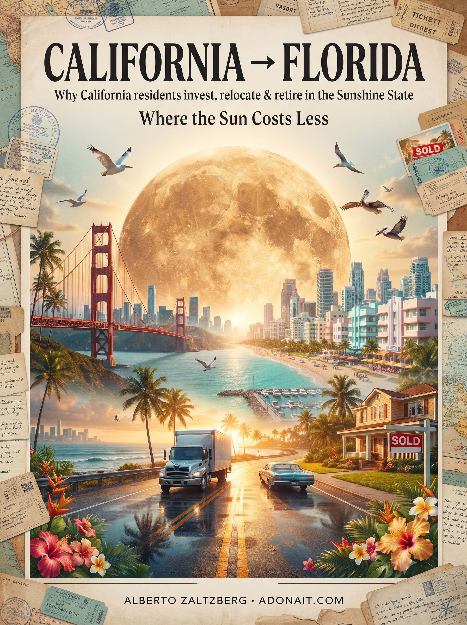 California to Florida: Why California Residents Invest, Relocate, and Retire in the Sunshine State