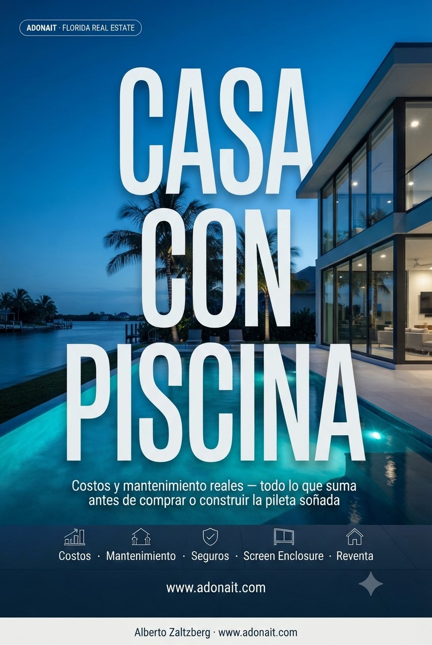 Casa con Piscina en Florida: Costos y Mantenimiento Reales