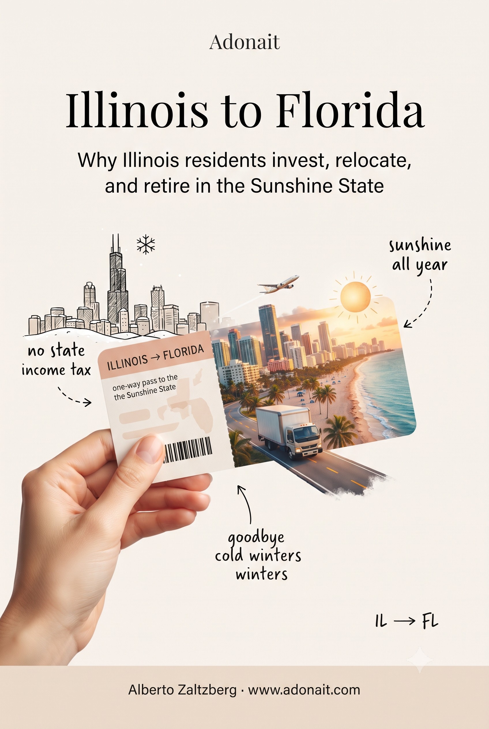 Illinois to Florida: Why Illinois Residents Invest, Relocate, and Retire in the Sunshine State