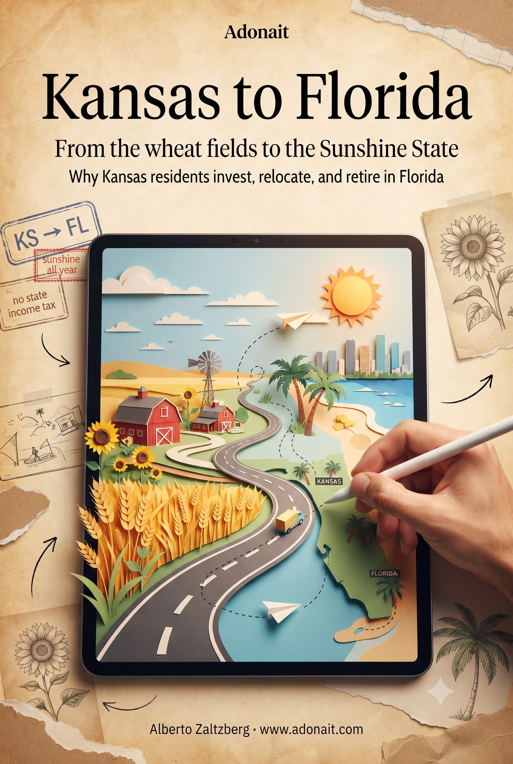 Kansas to Florida: Why Kansas Residents Invest, Relocate, and Retire in the Sunshine State