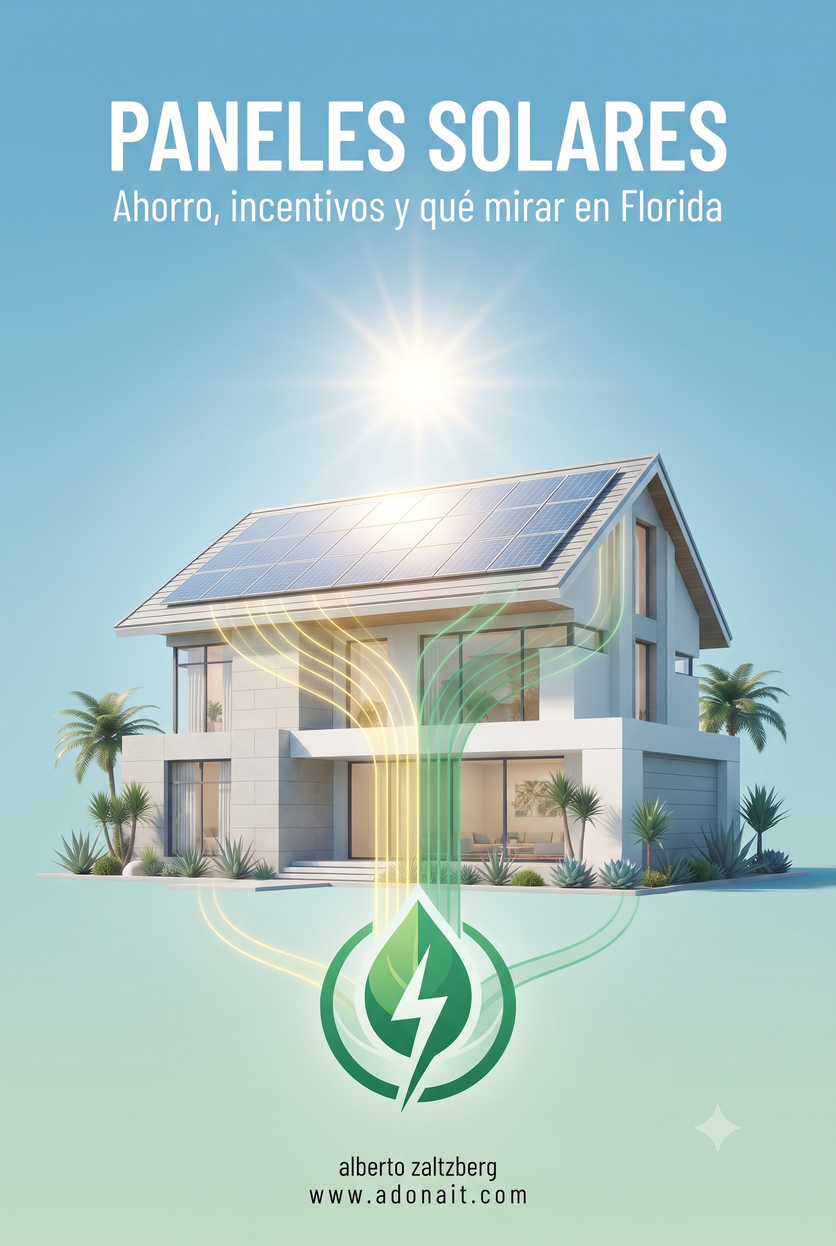 Casa con Paneles Solares en Florida