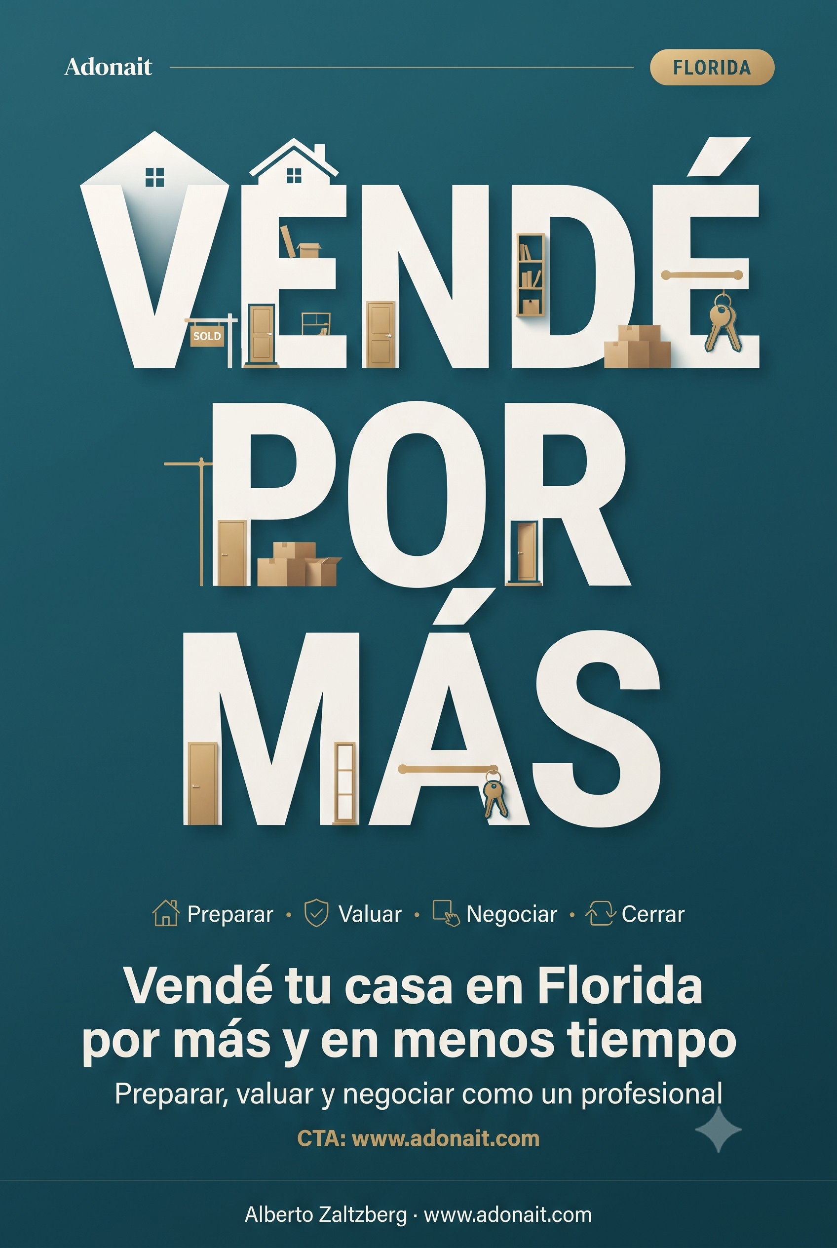 Vendé tu casa en Florida por más y en menos tiempo